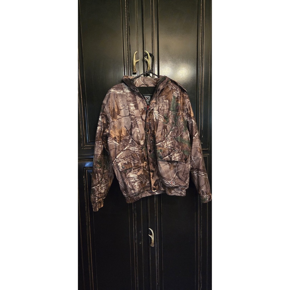 10x Medium Camo Hooded Jacket, Hunting, Outdoors, Hiking